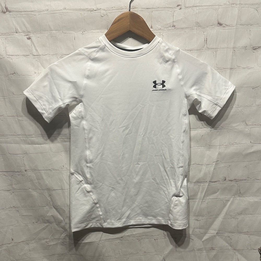 Under Armour Kids White Short Sleeve Tee